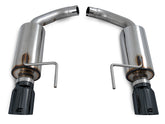 AWE Touring Edition Axle-back Exhaust for S550 Mustang EcoBoost - Diamond Black Tips - out of package